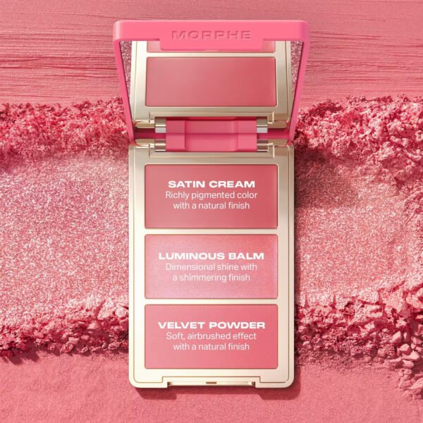 Morphe Blush - Cheek Thrills Multi-Finish Face Trio