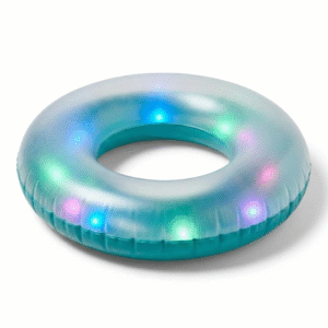 Flotador Salvavidas Redondo con luces LED Sun Squad