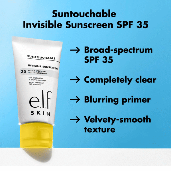 3.Protector_Primer e.l.f. Protector Solar Facial Invisible SPF 35 + Primer