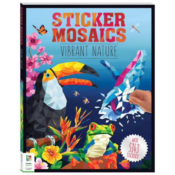 StickerMosaics1 Sticker Mosaics - Libro para Colorear con Estampas