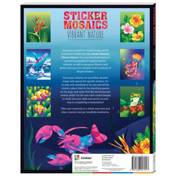 StickerMosaics5 Sticker Mosaics - Libro para Colorear con Estampas